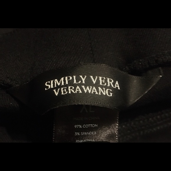 Stretch denim tuxedo pants by Vera Wang - Picture 2 of 2